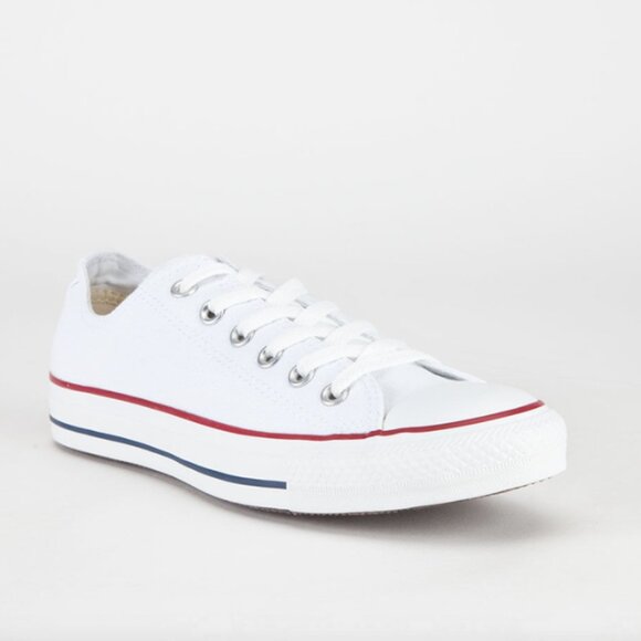 CONVERSE All Star White Low Top Sneakers Chuck Taylor Shoes SZ W9.5 -M7.5 - Picture 4 of 15